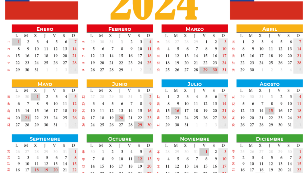 Feriados Chile 2024: Calendario completo con días festivos