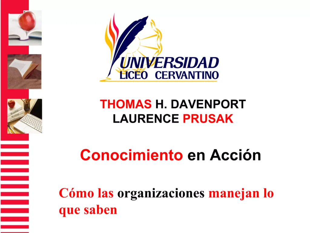 Gestión del Conocimiento: La Clave del Éxito para las Empresas – Thomas Davenport y Prusak