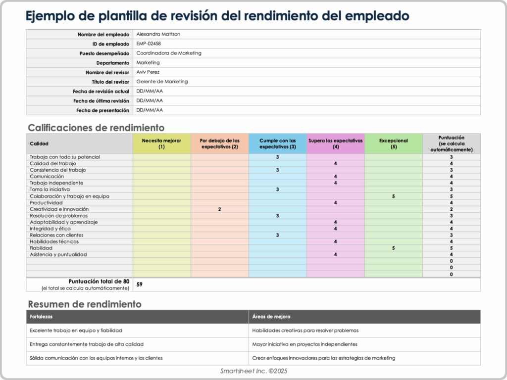 Plantillas de Evaluación de Empleados: Guía Completa + Descarga Gratuita